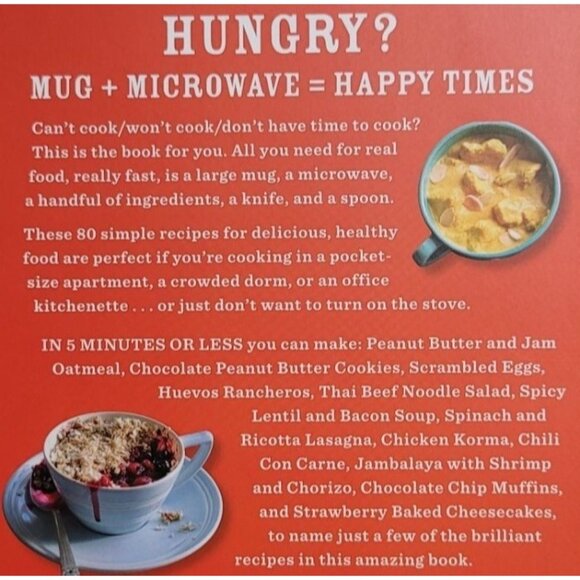 Back to College Meal in a Mug Cookbook 80 Fast Easy Recipes using a Mug & Micro - Picture 2 of 6
